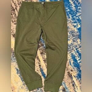 PAIGE Men’s Jogger Pants - Size 38 Southern Oak Green